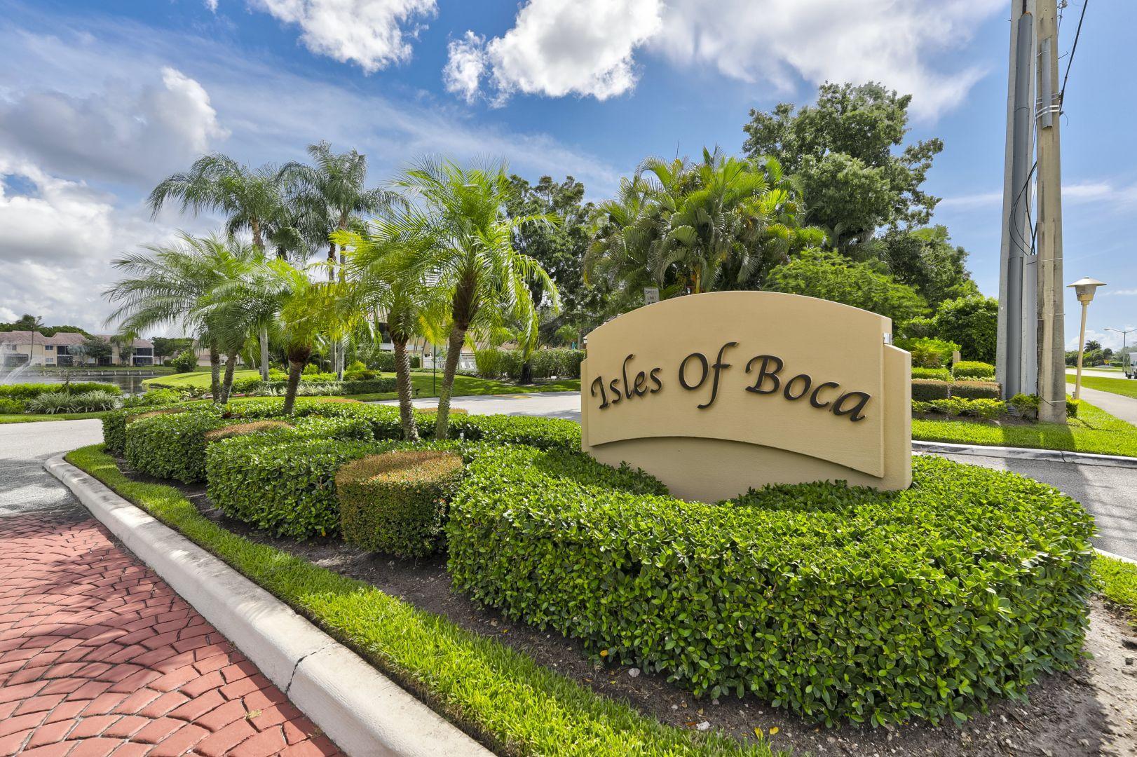 23104 Island View, Unit 4 Boca Raton, FL 33433 - Photo 34 of 35 Community Entrance