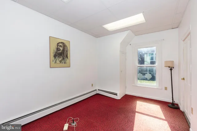 an empty room with a empty space