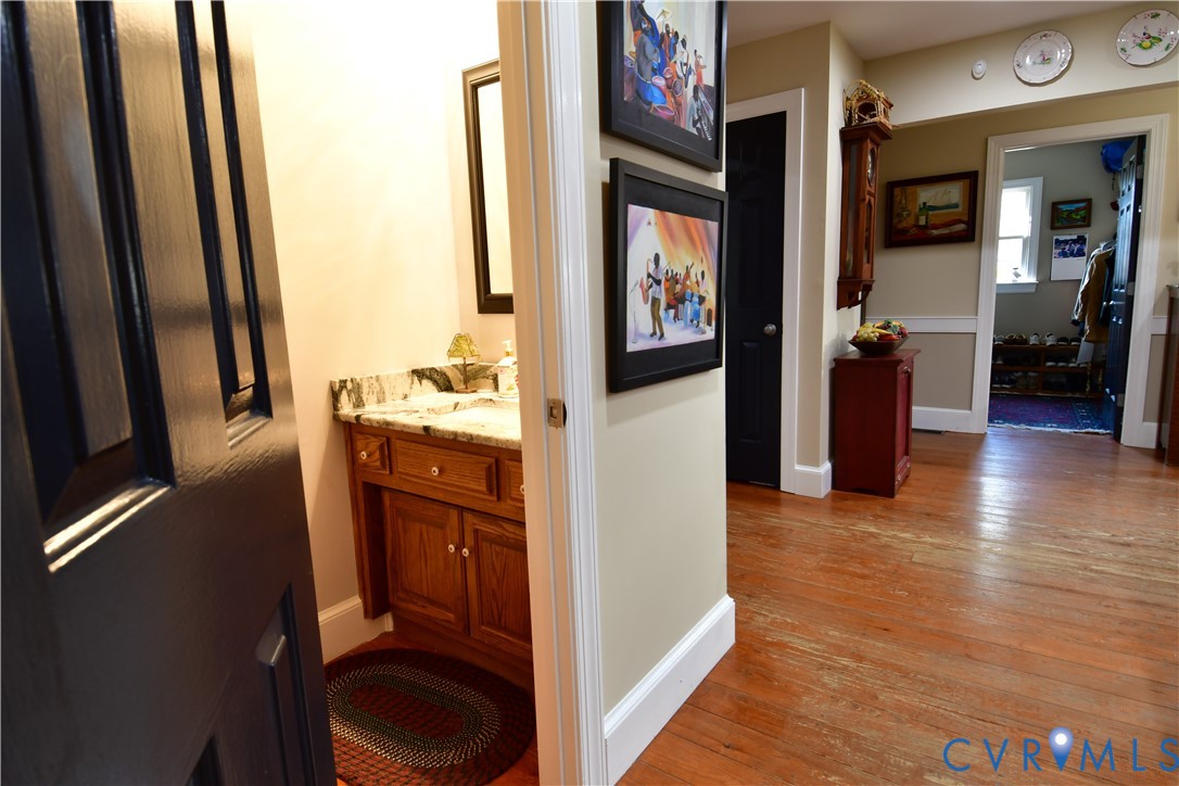 9101 Woodpecker Road Chesterfield, VA 23838 - Photo 25 of 50 a view of a kitchen from the hallway