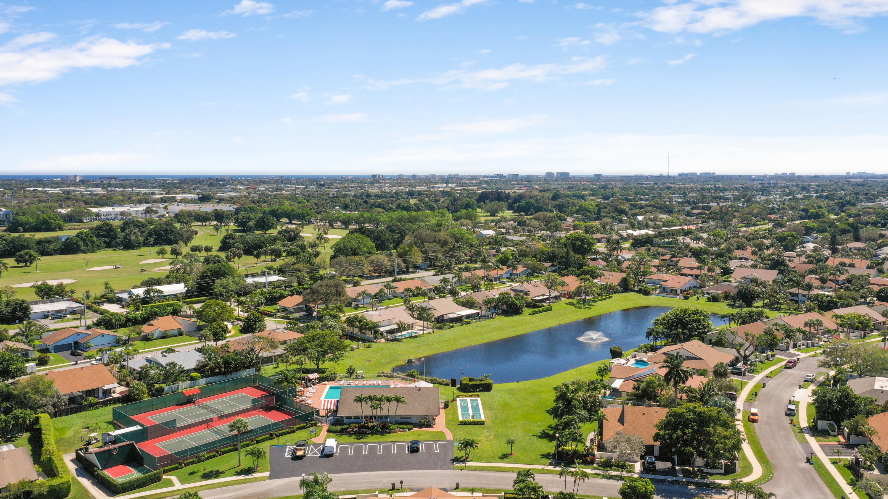 234 Southwest 28th Avenue Delray Beach, FL 33445 - Photo 31 of 32 Woodlake Clubhouse & Tennis Courts