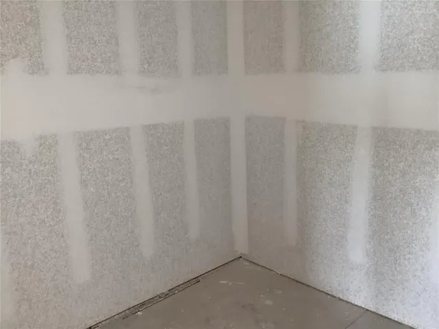 a view of a door with a window