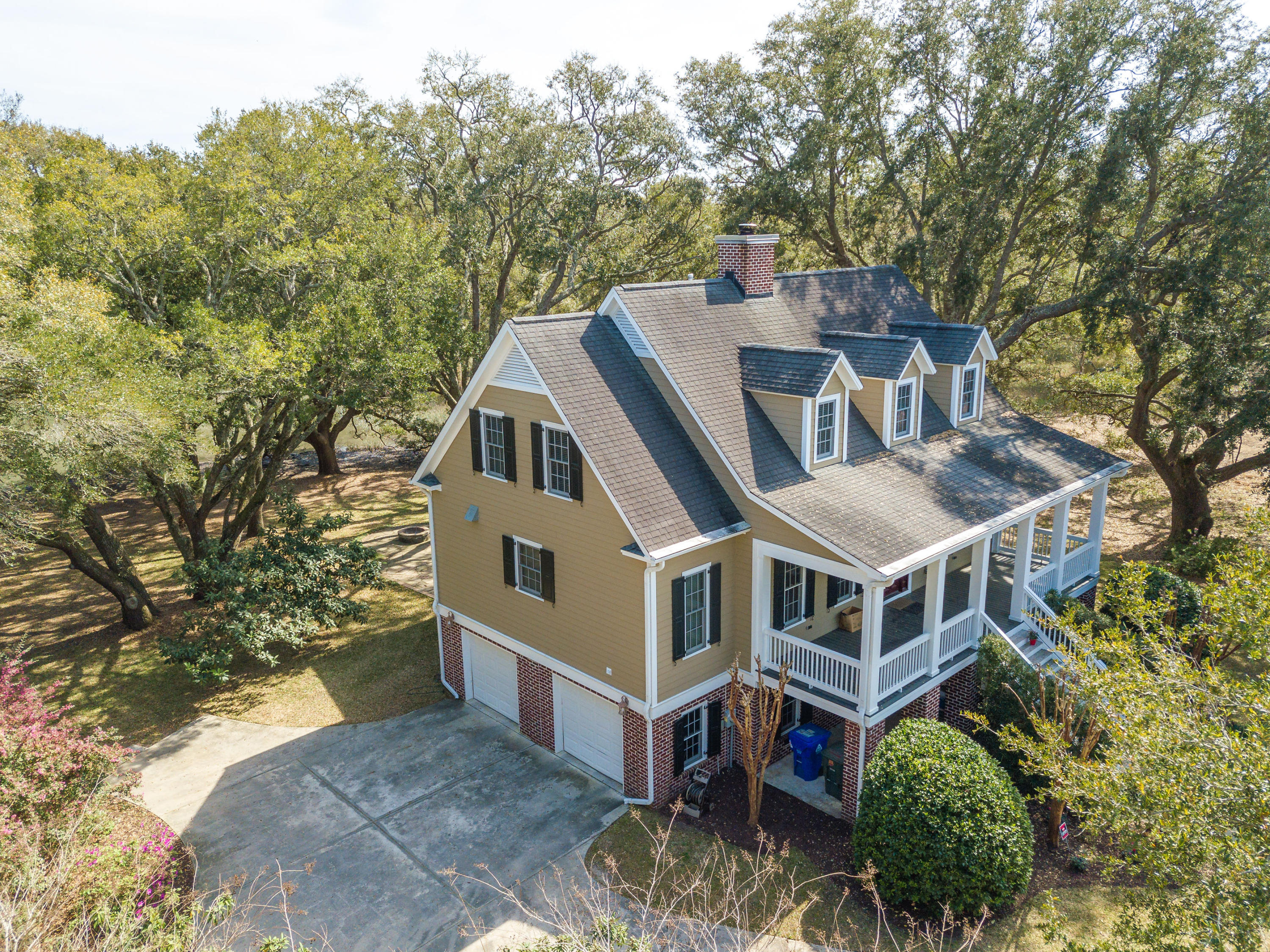 1666 Back Creek Road Charleston, SC 29412 - Photo 14 of 41 aeriel side of house