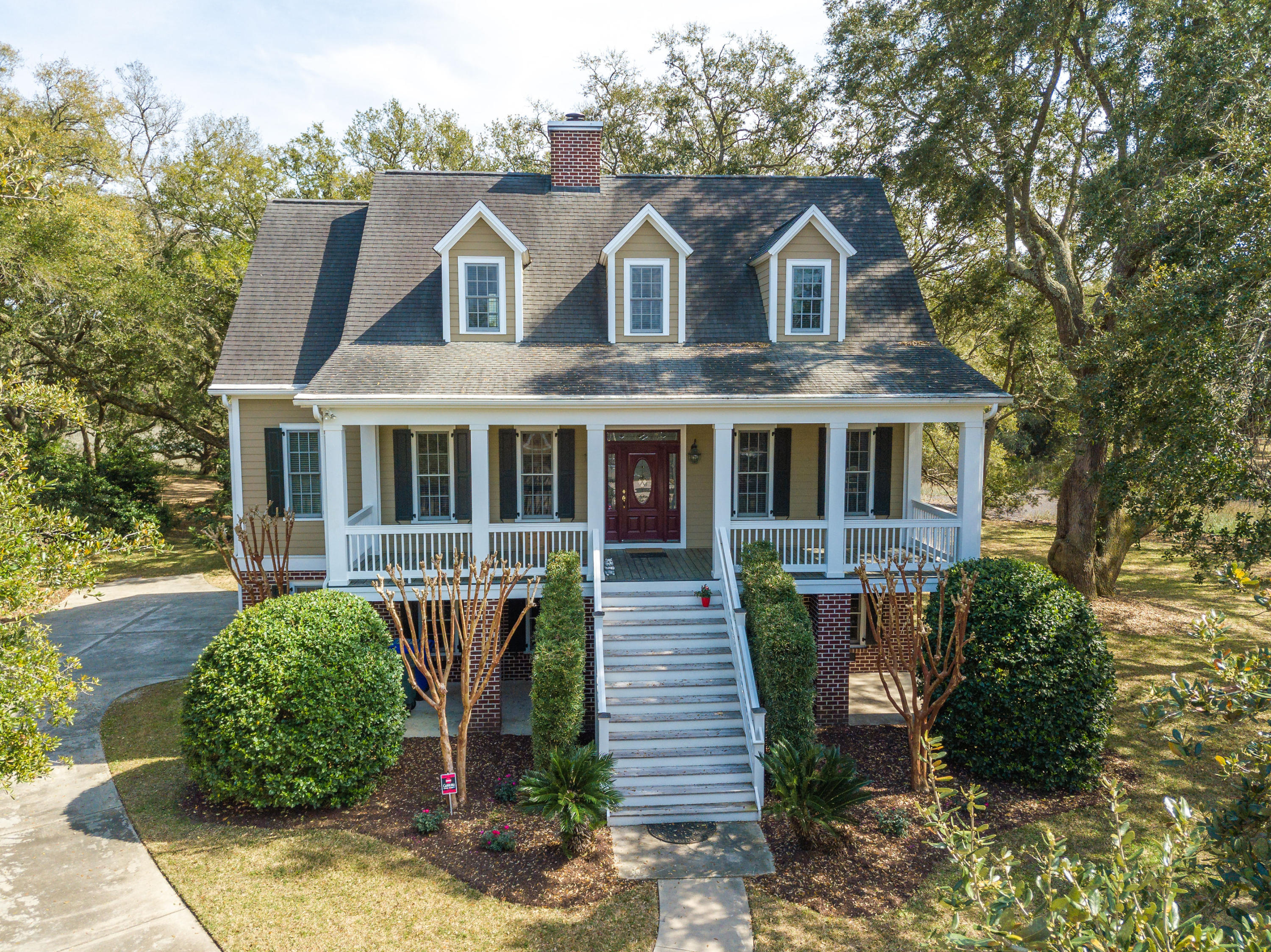 1666 Back Creek Road Charleston, SC 29412 - Photo 3 of 41 aeriel front of house