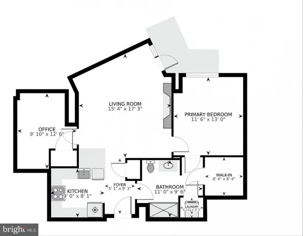 $2,800 | 555 Massachusetts Avenue Northwest, Unit 815, Washington, DC 20001
