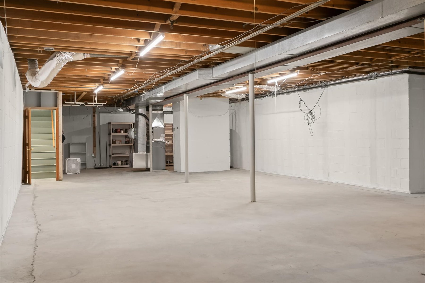 12405 Lime Kiln Road Fulton, MD 20759 - Photo 37 of 50 Unfinished Basement, Ready for Your Ideas
