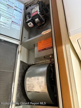 a view of water heater room