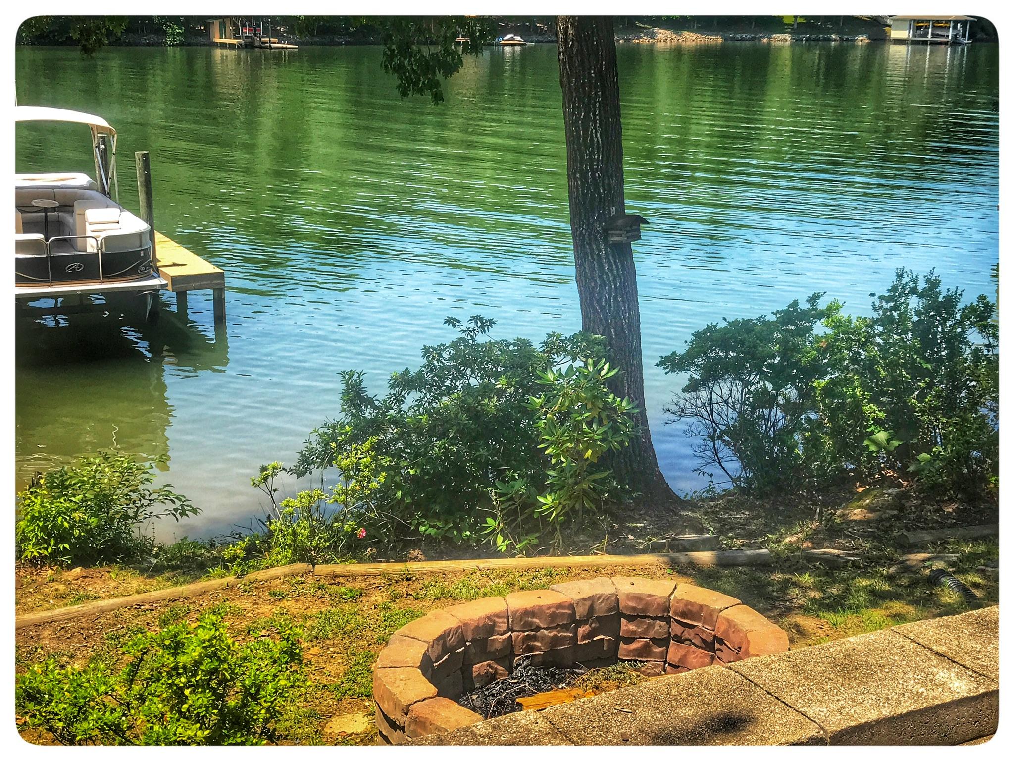 131 Highland Lake Road Union Hall, VA 24176 - Photo 9 of 75 a view of a lake from a balcony