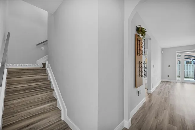 a front view of a multi story residential apartment building