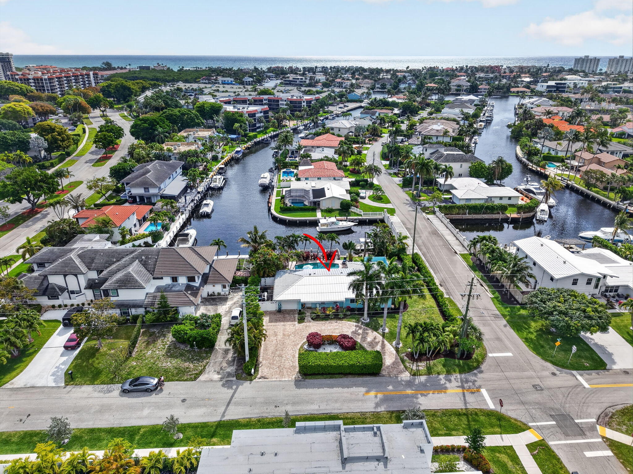 5800 Northeast 7th Avenue Boca Raton, FL 33487 - Photo 47 of 61 an aerial view of multiple house