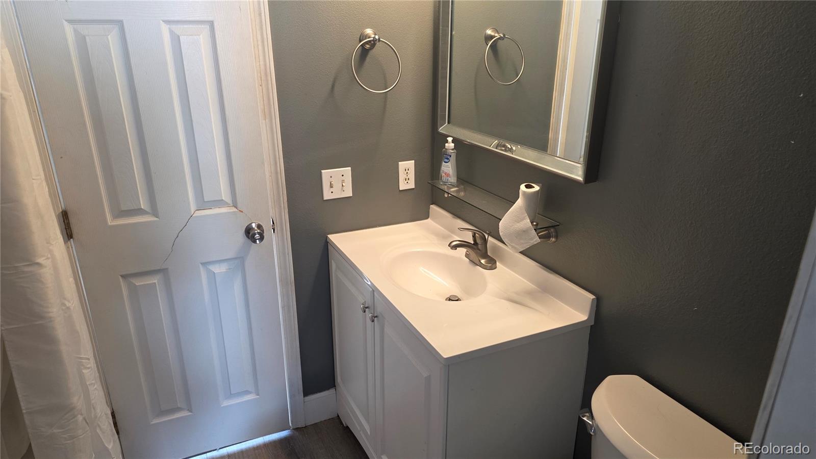 3771 South Danube Circle Aurora, CO 80013 - Photo 20 of 25 a bathroom with a sink toilet and mirror