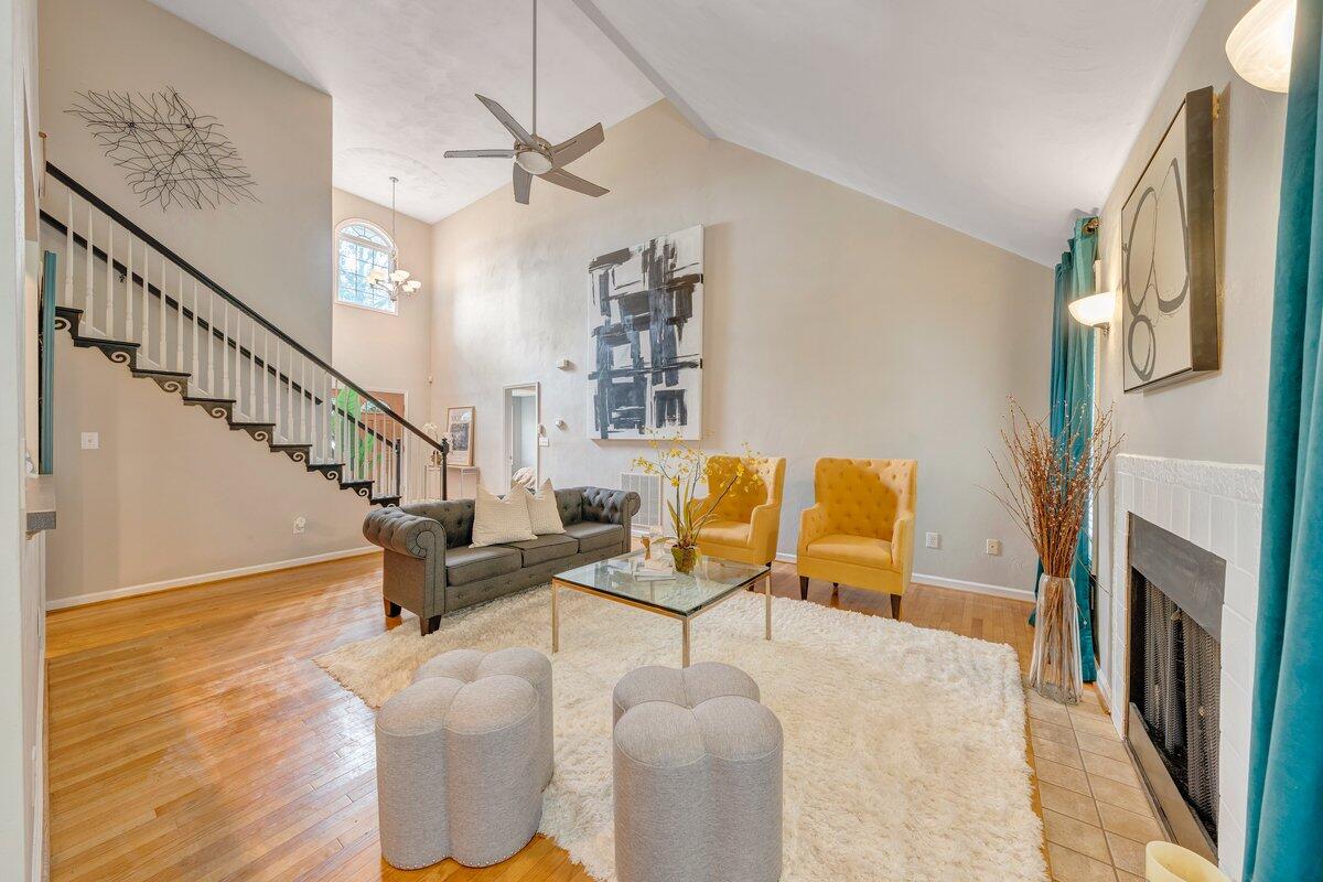 3770 Laurel Ridge Road Northwest Roanoke, VA 24019 - Photo 14 of 55 a living room with furniture and a fireplace