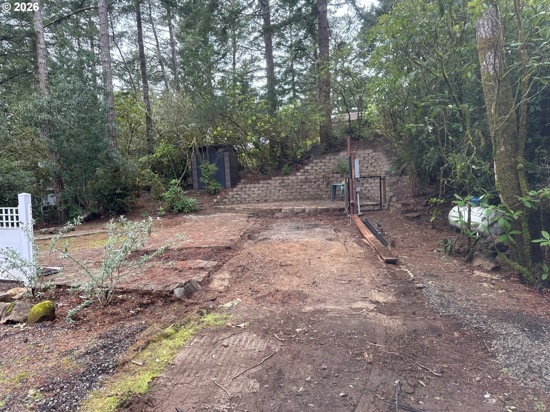 71 Castaway Cove Florence, OR 97439 - Photo 15 of 15 a backyard of a house with lots of green space
