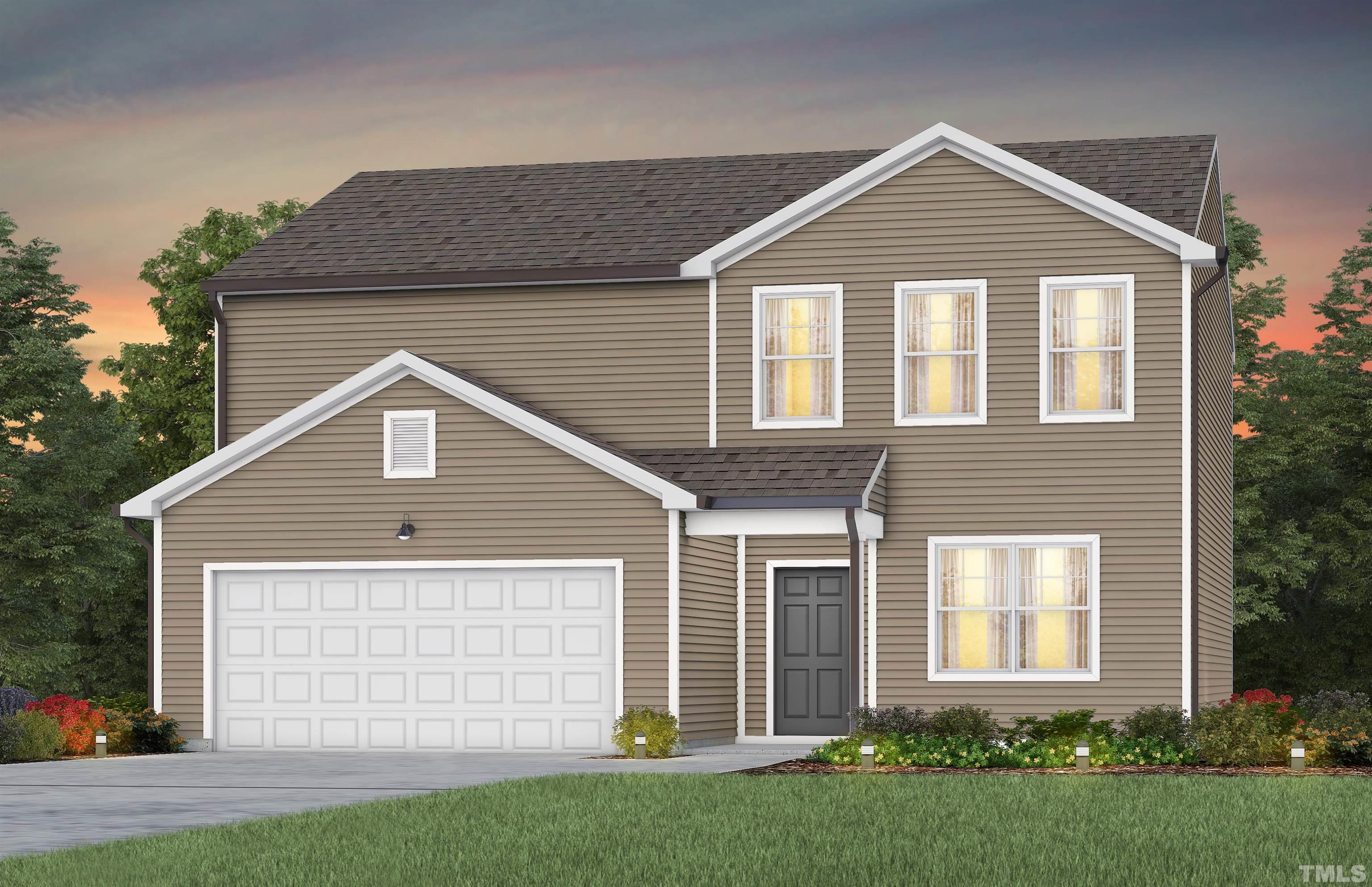 3420 Dragonfly River Raleigh, NC 27604 - Photo 5 of 25 a front view of a house with a garden