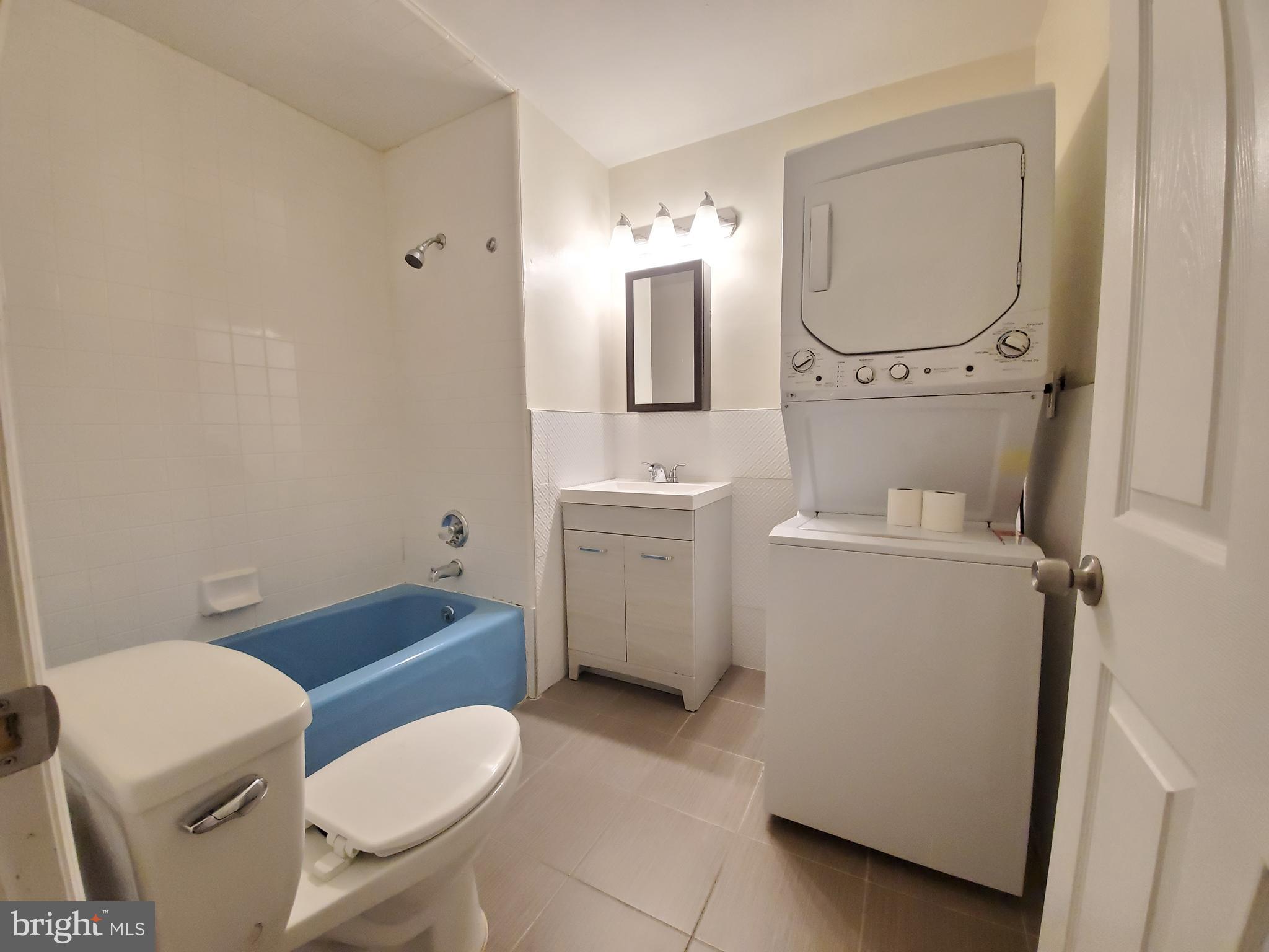 701 Harrison Street, Unit 1 Riverside, NJ 08075 - Photo 15 of 17 Hall bath with laundry