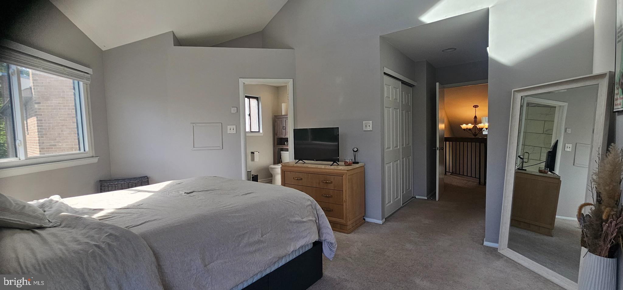 605 Augusta Circle Mount Laurel, NJ 08054 - Photo 7 of 28 a bedroom with a bed and a flat screen tv