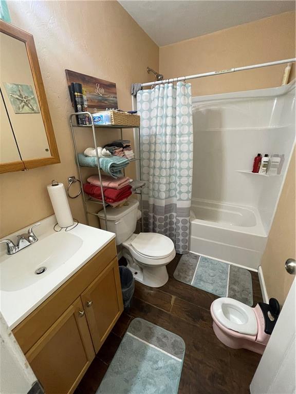 70 South Street Fredericktown, PA 15333 - Photo 14 of 24 a bathroom with a sink toilet and shower