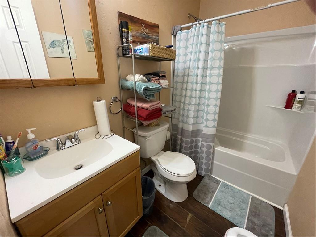 70 South Street Fredericktown, PA 15333 - Photo 15 of 24 a bathroom with a sink toilet and shower