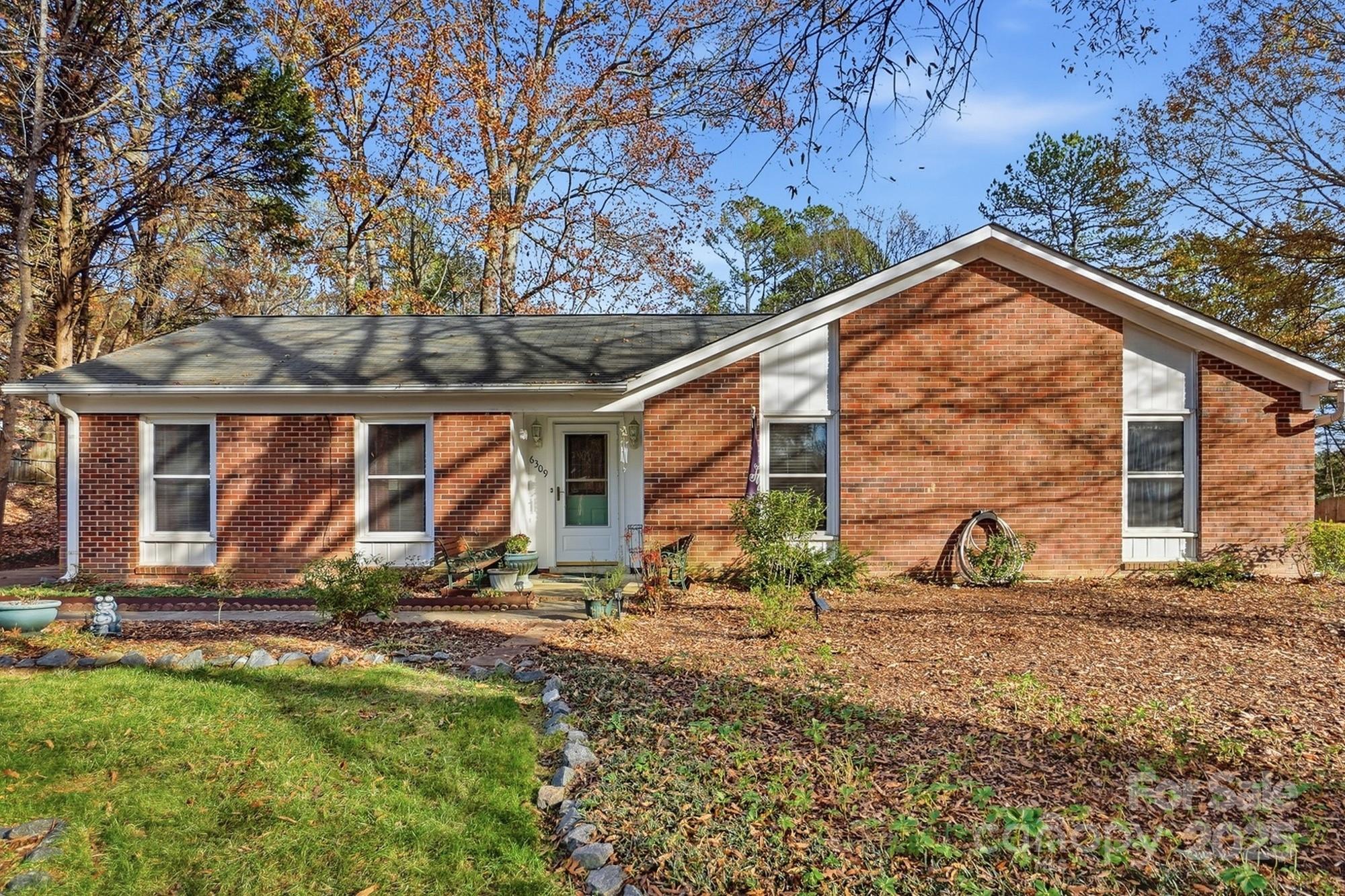 6309 Pineburr Road Charlotte, NC 28211 - Photo 33 of 46 front view of house with a yard