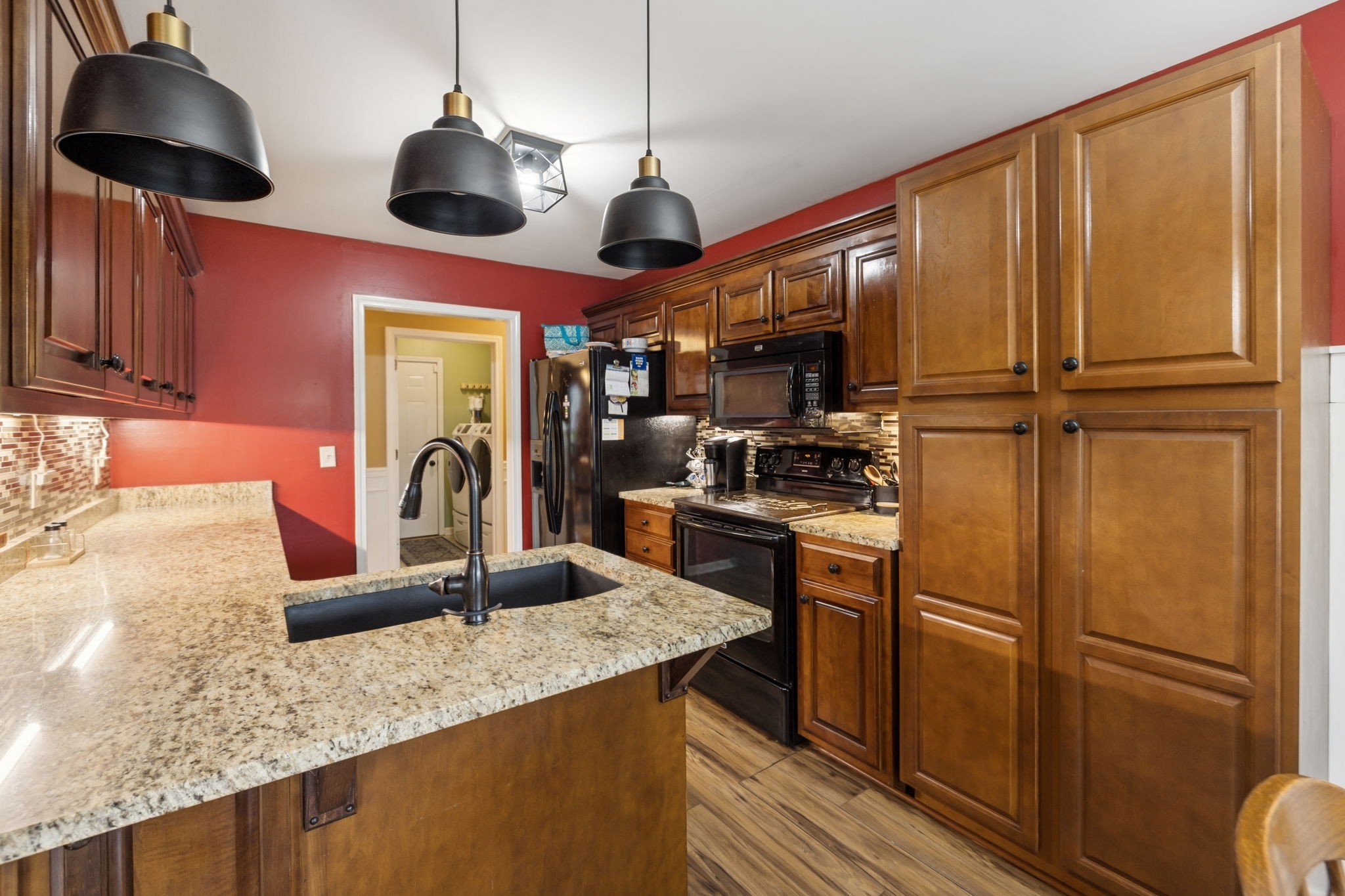 114 Falling Branch Court Murfreesboro, TN 37129 - Photo 13 of 69 a kitchen with stainless steel appliances granite countertop a sink refrigerator and cabinets