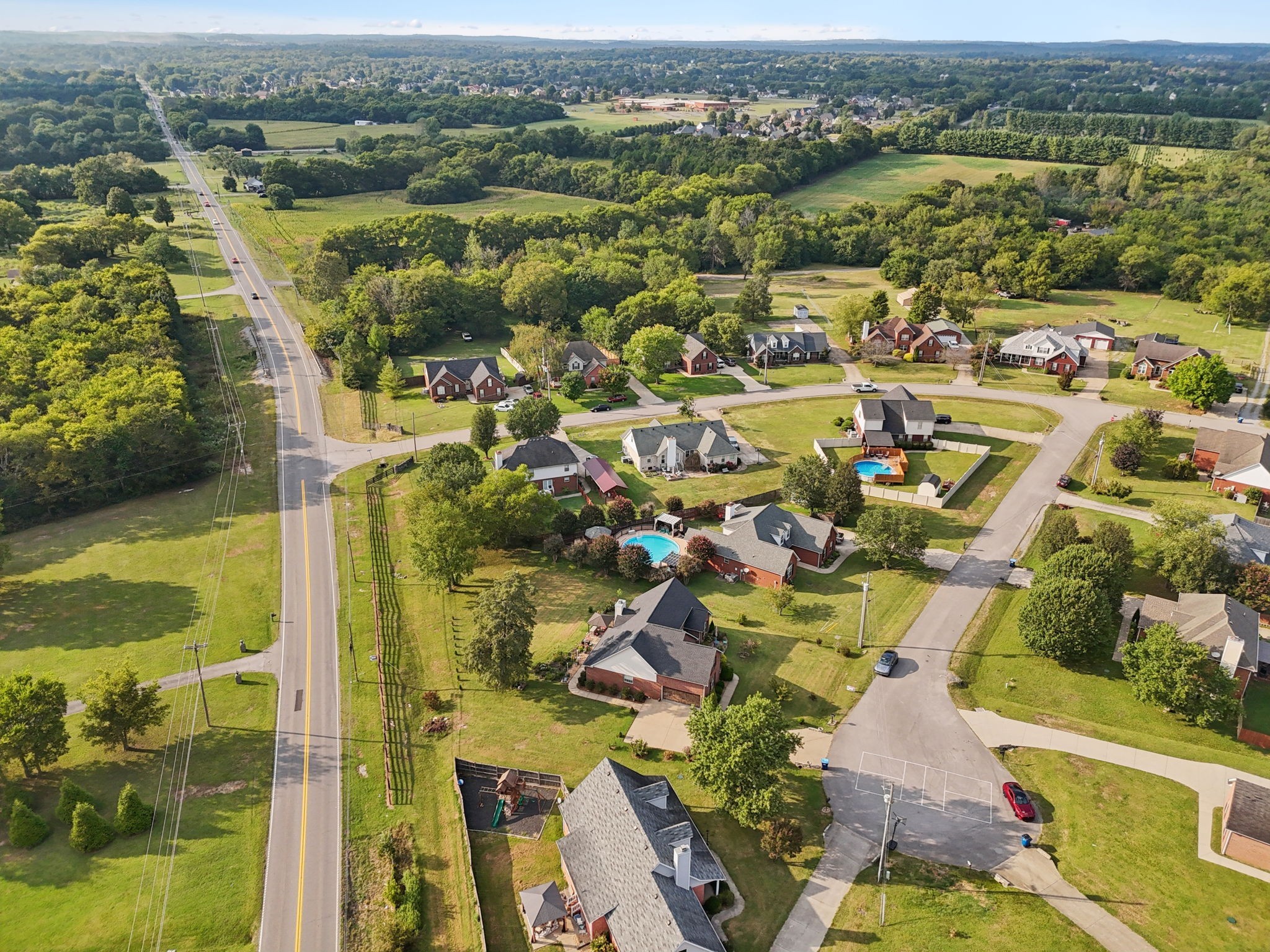 114 Falling Branch Court Murfreesboro, TN 37129 - Photo 60 of 69 an aerial view of residential houses with outdoor space