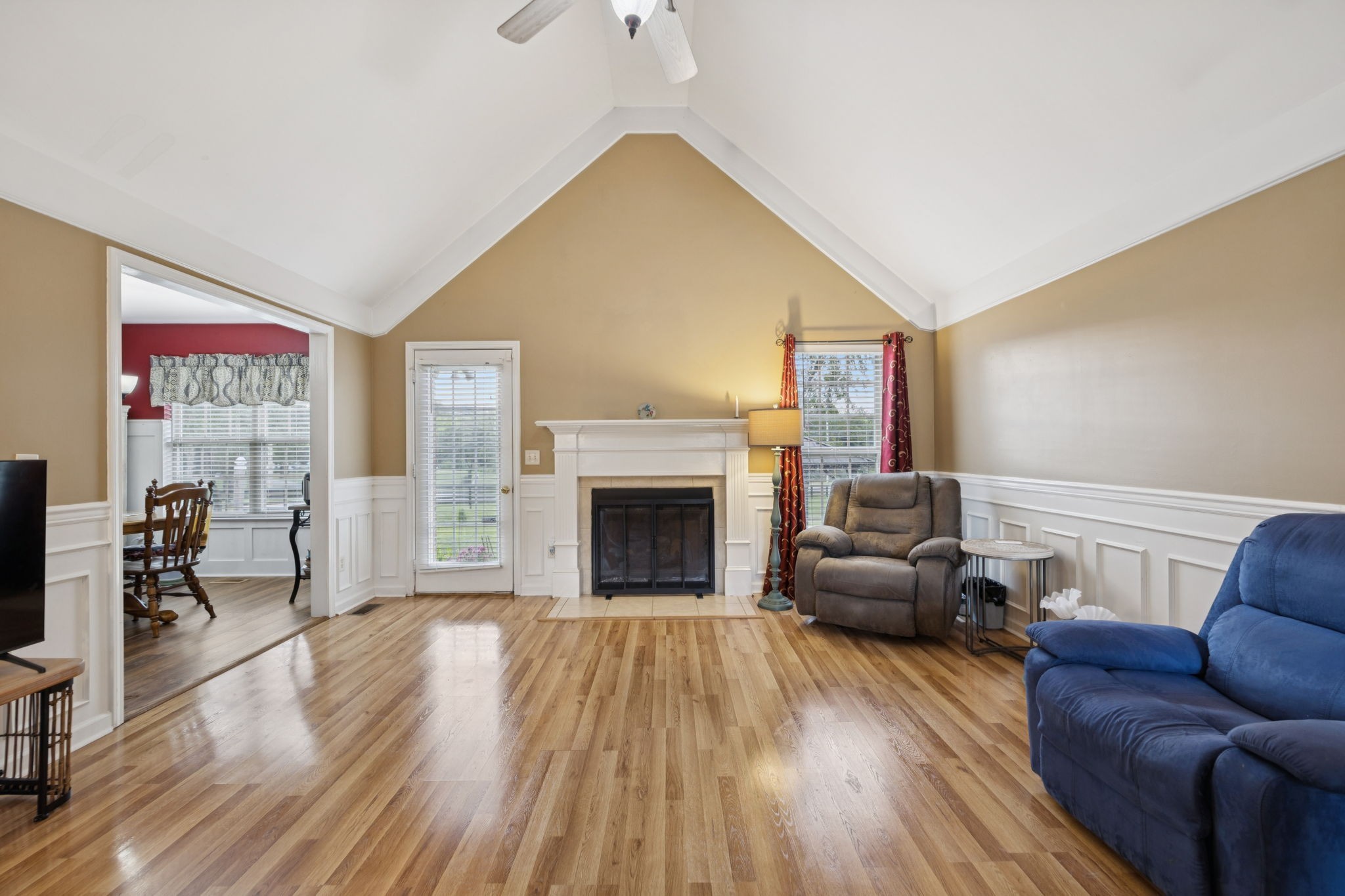 114 Falling Branch Court Murfreesboro, TN 37129 - Photo 8 of 69 a living room with furniture and a fireplace