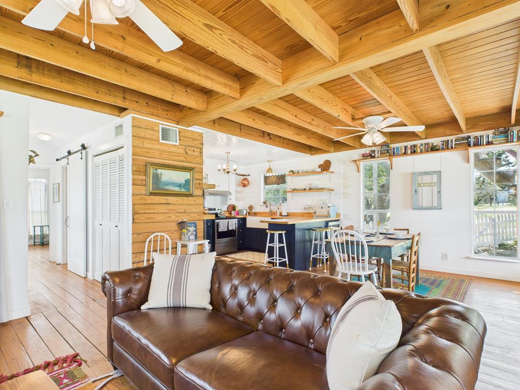 289 Kc 474 Harper, TX 78631 - Photo 6 of 27 a living room with furniture and a large window