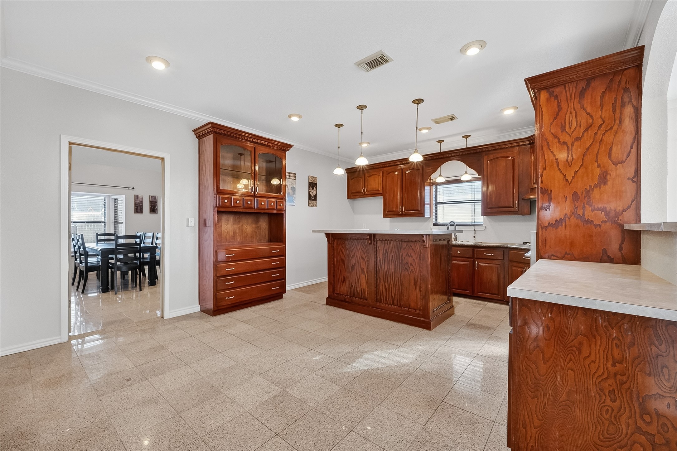 512 Bertloma Street Pasadena, TX 77502 - Photo 7 of 48 1st living quarters-kitchen