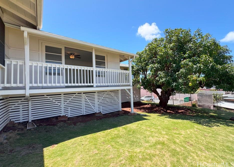 1220 Center Street, Unit B Honolulu, HI 96816 - Photo 18 of 21 Back Yard