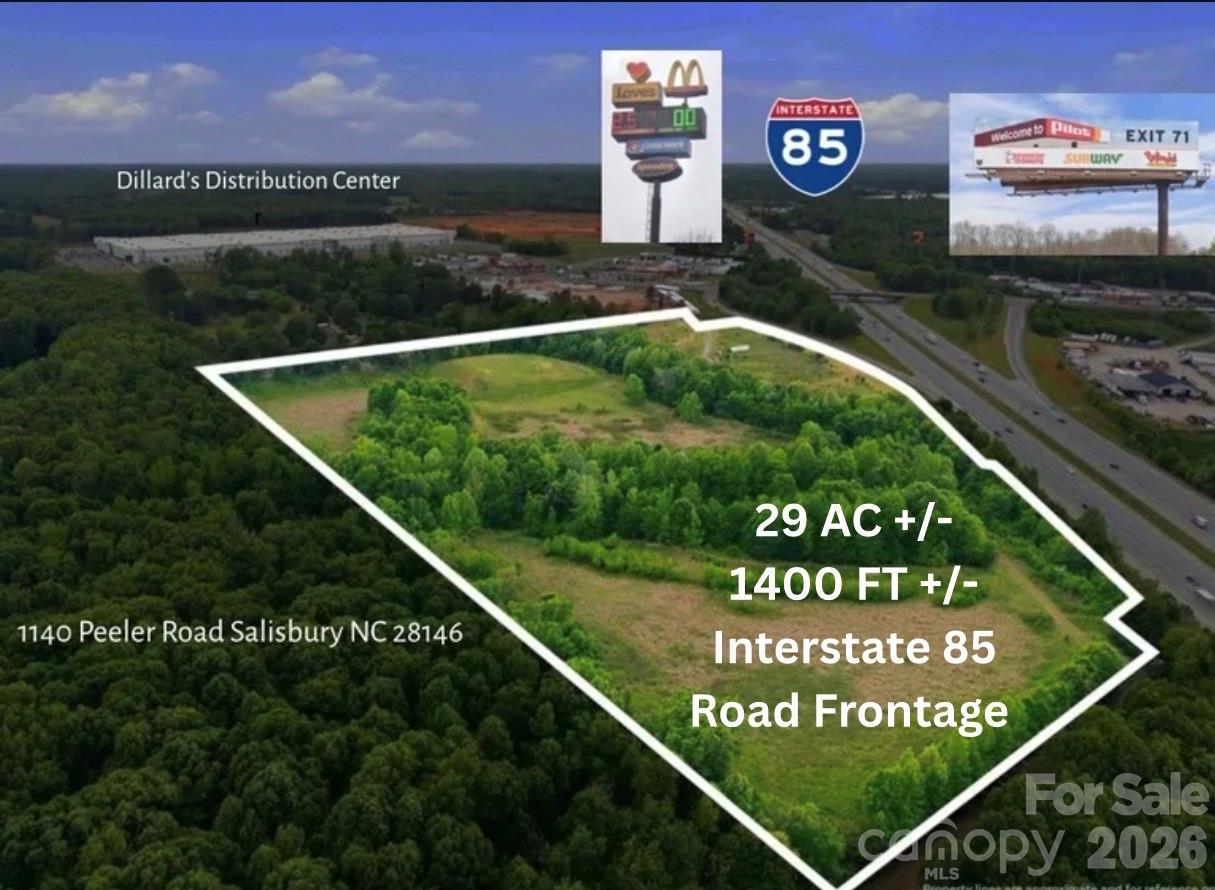 1140 Peeler Road Salisbury, NC 28146 - Photo 1 of 15 a sign on the side of the road