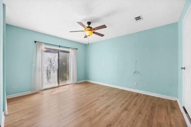 wooden floor in an empty room