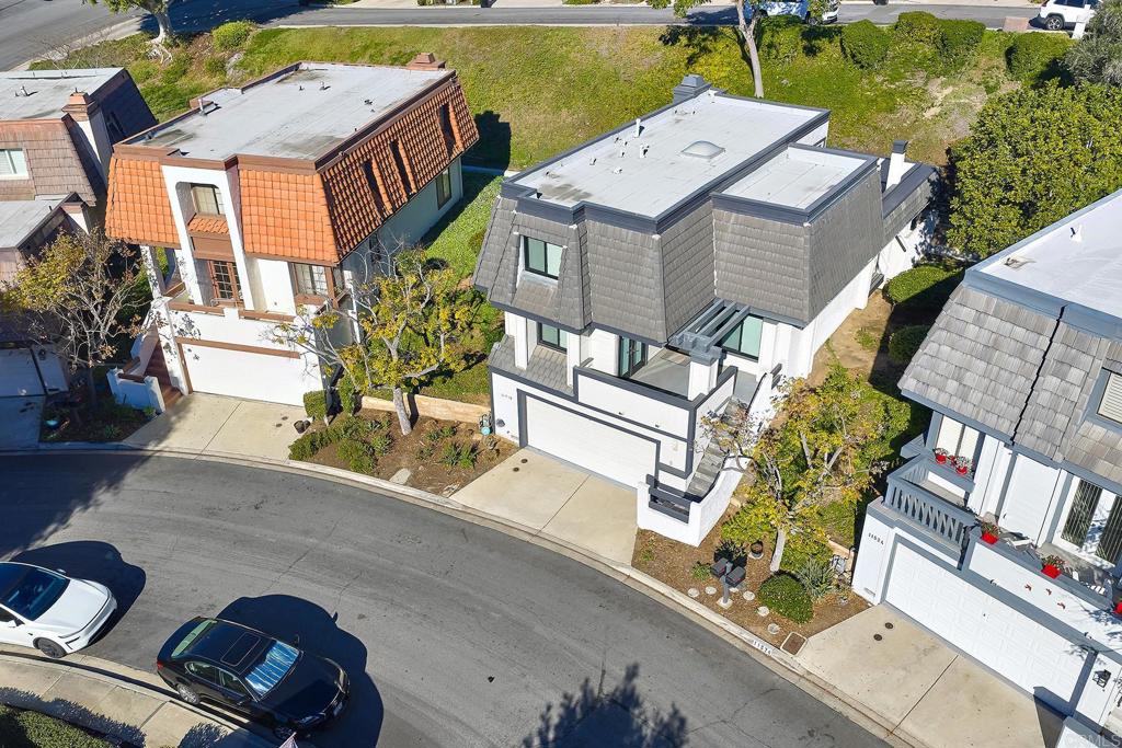 11518 Madera Rosa Way San Diego, CA 92124 - Photo 30 of 42 an aerial view of a house with a garden