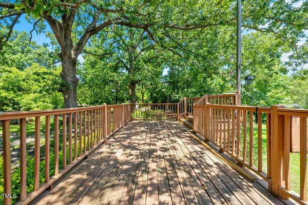 a view of a wooden fence
