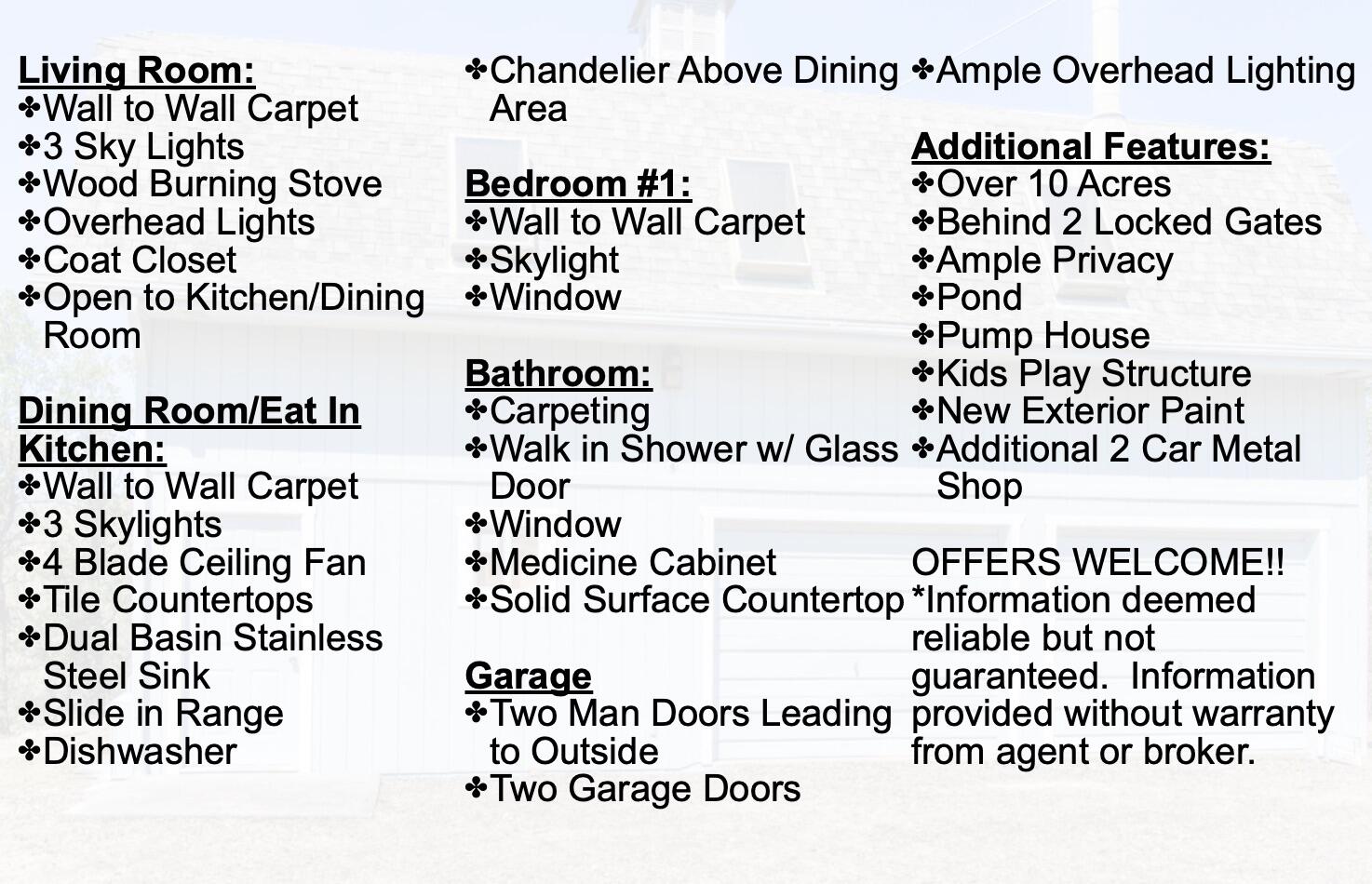 17065 Quail Ridge Road Cottonwood, CA 96022 - Photo 32 of 32 Quail Ridge Highlight Sheet