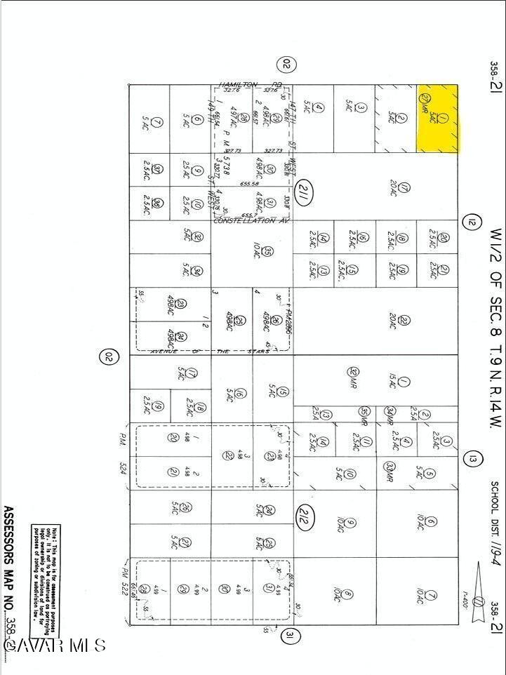 14500 Hamilton Road Rosamond, CA 93560 - Photo 9 of 10 35821101 map