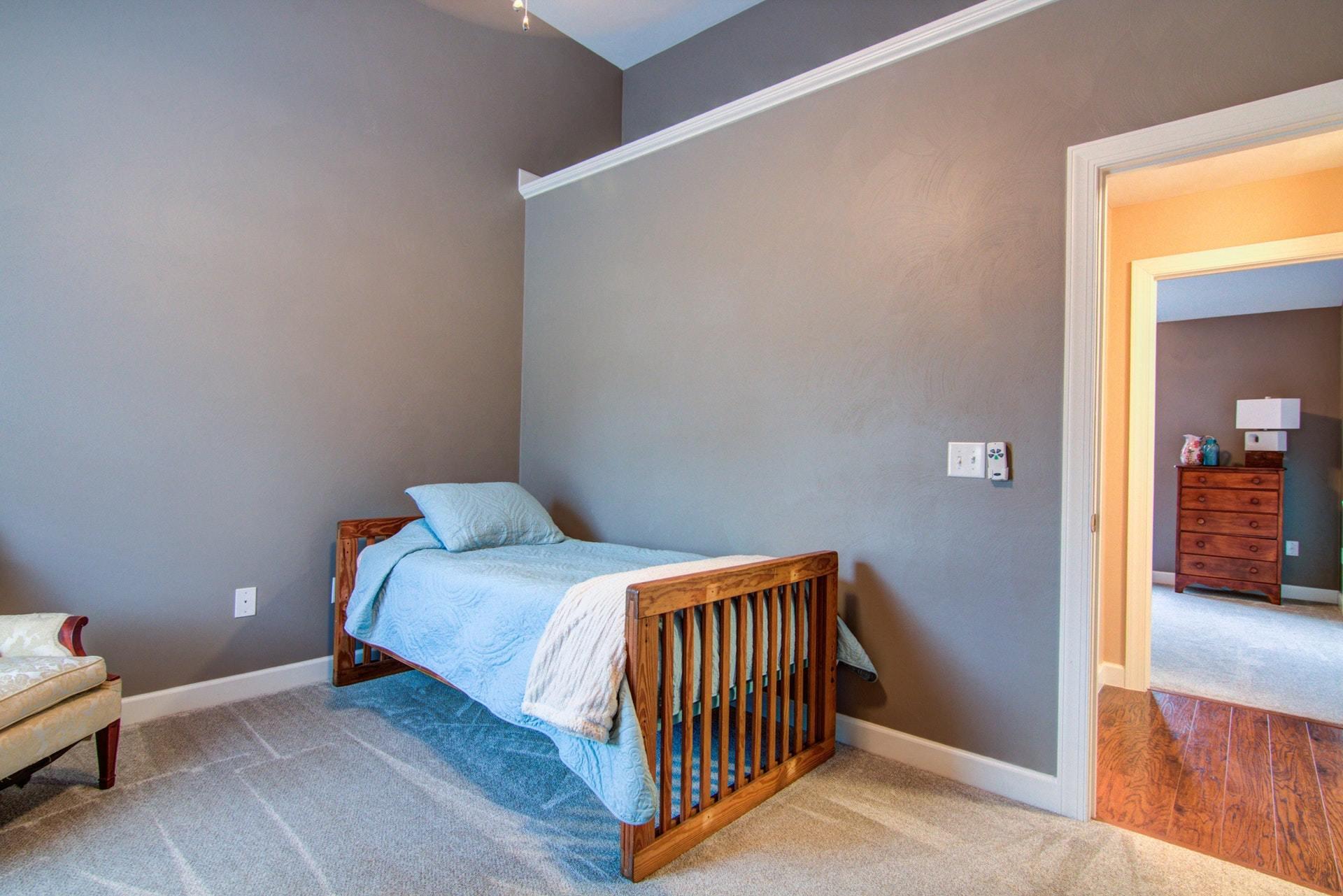 1847 Redwood Road Southeast Roanoke, VA 24014 - Photo 14 of 33 a bedroom with a bed and wooden floor