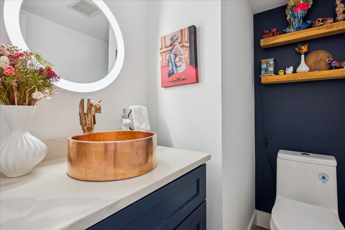8906 Parkfield Drive, Unit C Austin, TX 78758 - Photo 10 of 21 First Floor Half Bathroom.