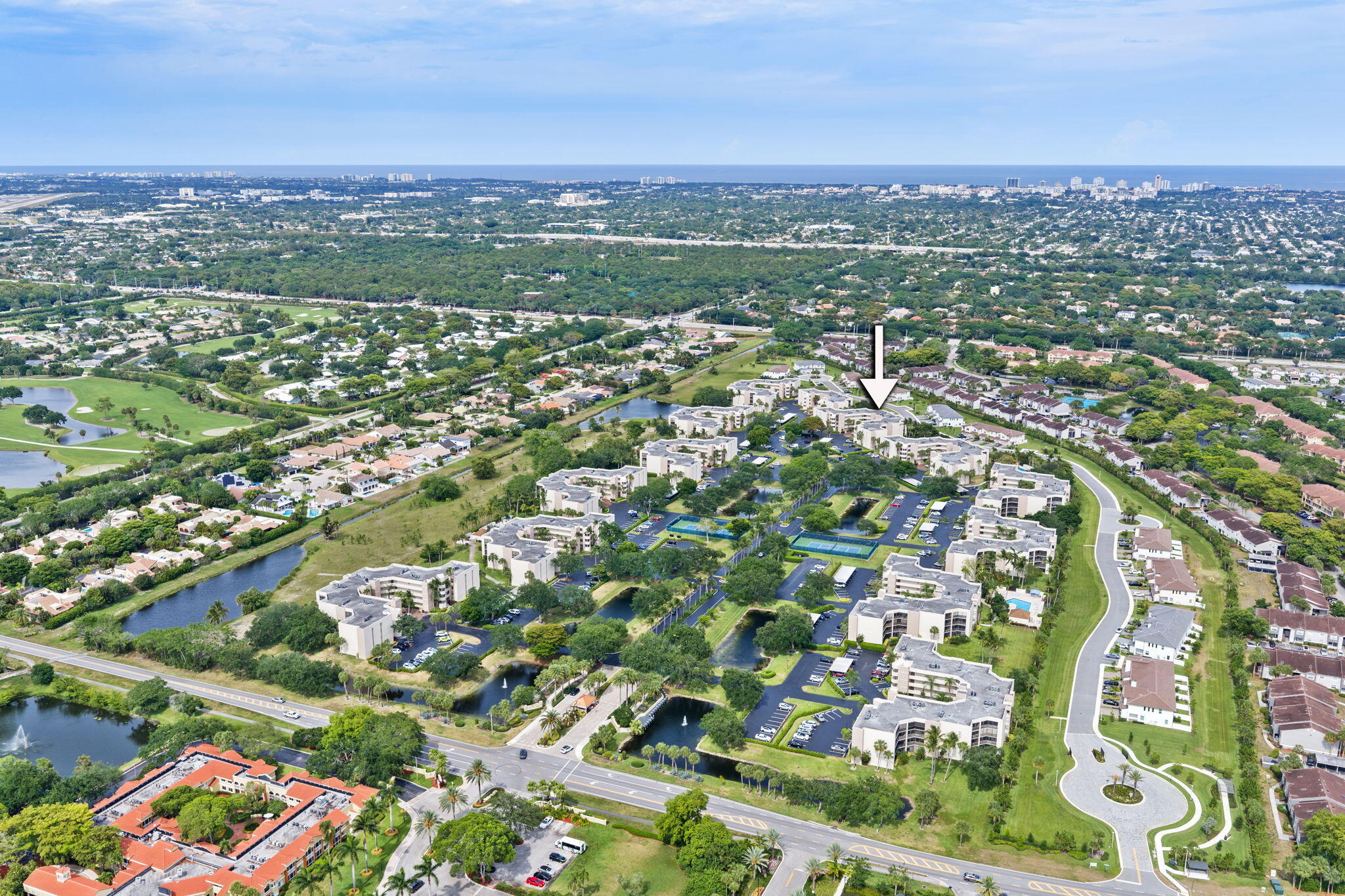 5701 Camino Del Sol, Unit 104 Boca Raton, FL 33433 - Photo 34 of 34 aerial view