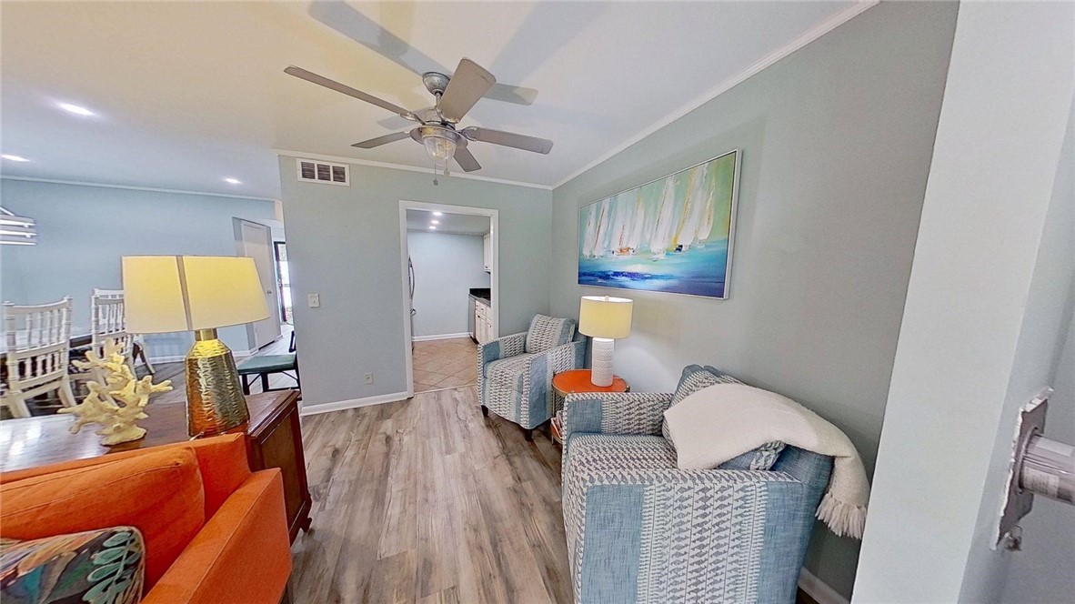 805 Mallery Street, Unit E St. Simons Island, GA 31522 - Photo 6 of 17 downstairs living room