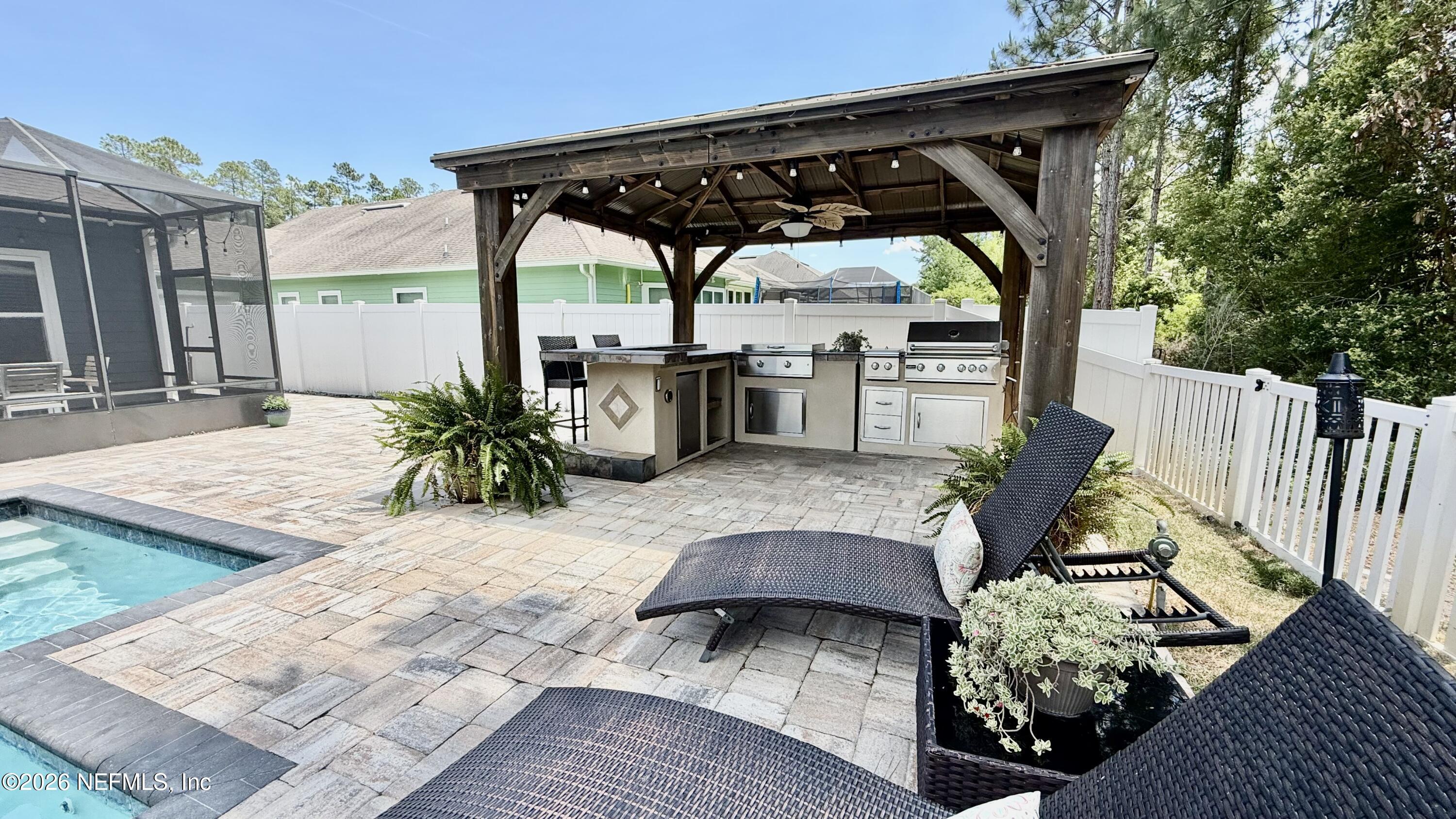 78643 Goldfinch Lane Yulee, FL 32097 - Photo 53 of 60 Paver Deck