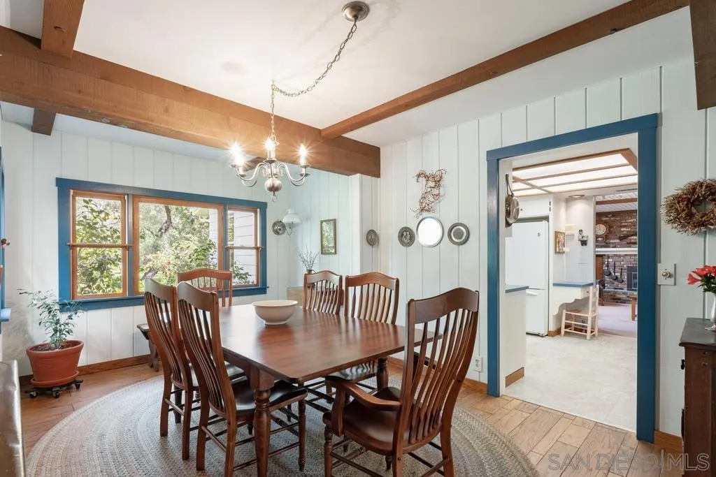 13636 Jack Rabbit Road Poway, CA 92064 - Photo 11 of 29 a view of a dining room with furniture window and outside view