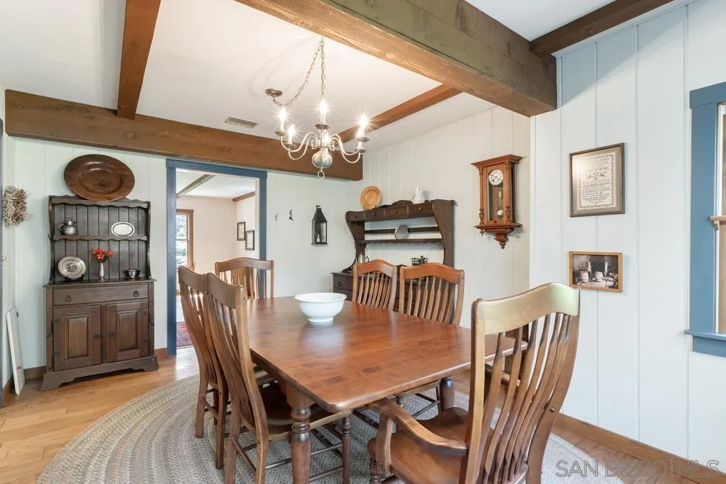 13636 Jack Rabbit Road Poway, CA 92064 - Photo 12 of 29 a view of a dining room with furniture