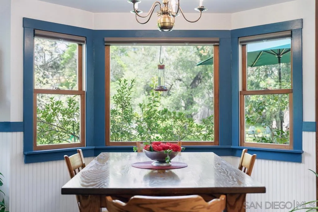 13636 Jack Rabbit Road Poway, CA 92064 - Photo 15 of 29 a view of a dining room with furniture window and outside view