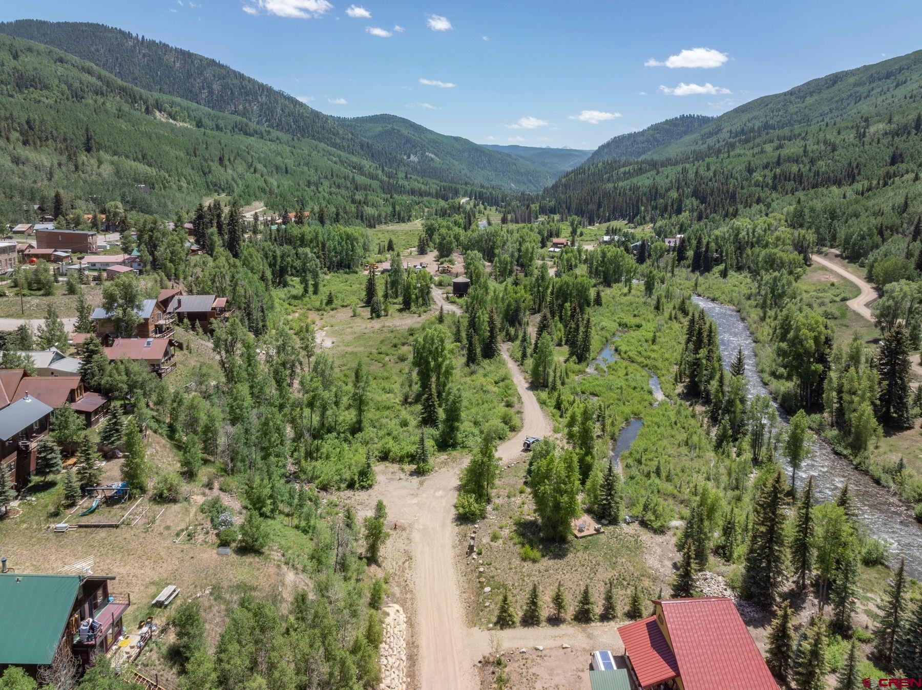 Tbd South Hancock Street Rico, CO 81332 - Photo 7 of 10 an aerial view of residential houses with outdoor space and trees