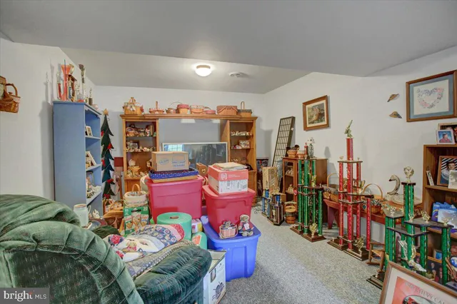 a view of a storage and utility room