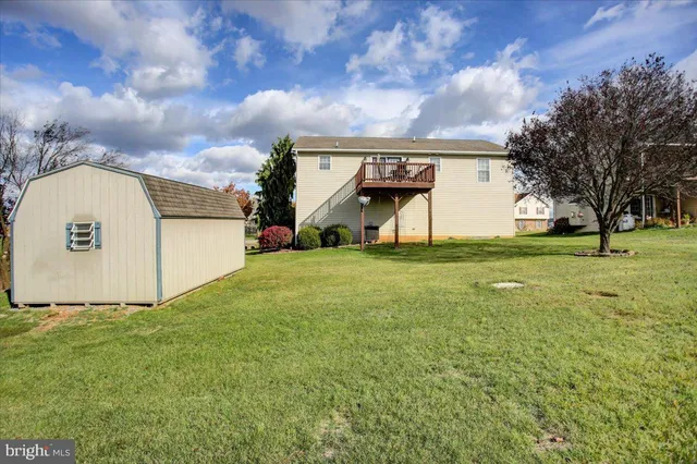 a house view with a garden space