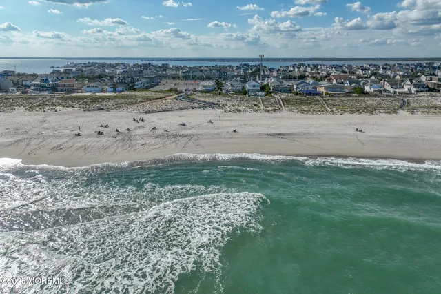 a view of an ocean beach