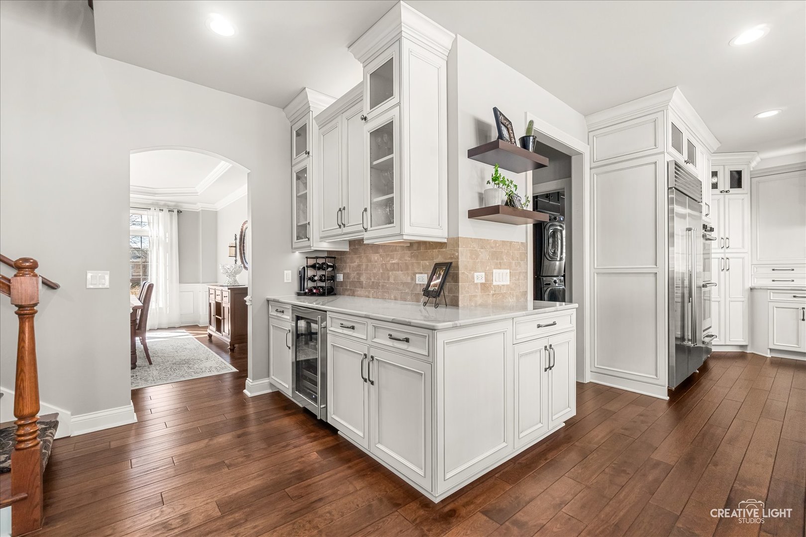 3680 Broadleaf Avenue Elgin, IL 60124 - Photo 14 of 69 a large white kitchen with stainless steel appliances