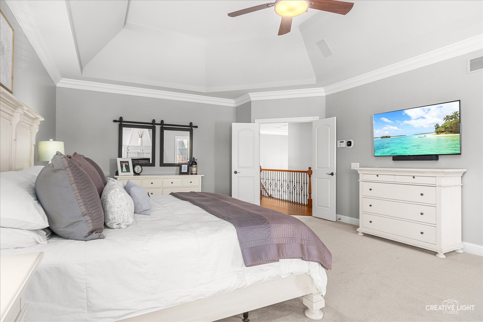 3680 Broadleaf Avenue Elgin, IL 60124 - Photo 23 of 69 a bedroom with a bed and a flat screen tv