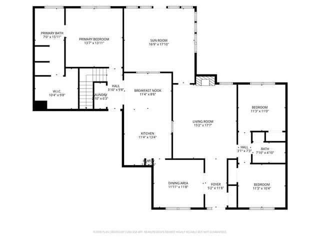 a picture of a floor plan