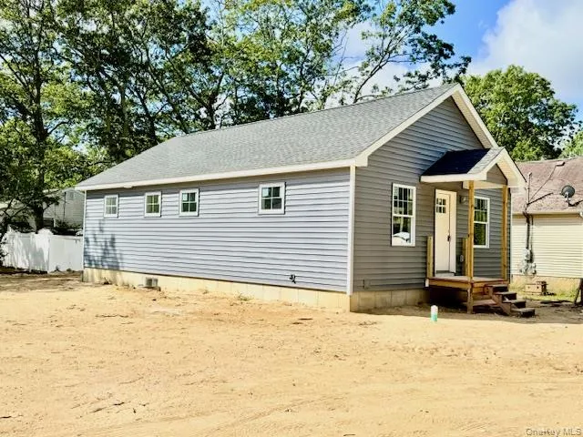 a backyard of a house